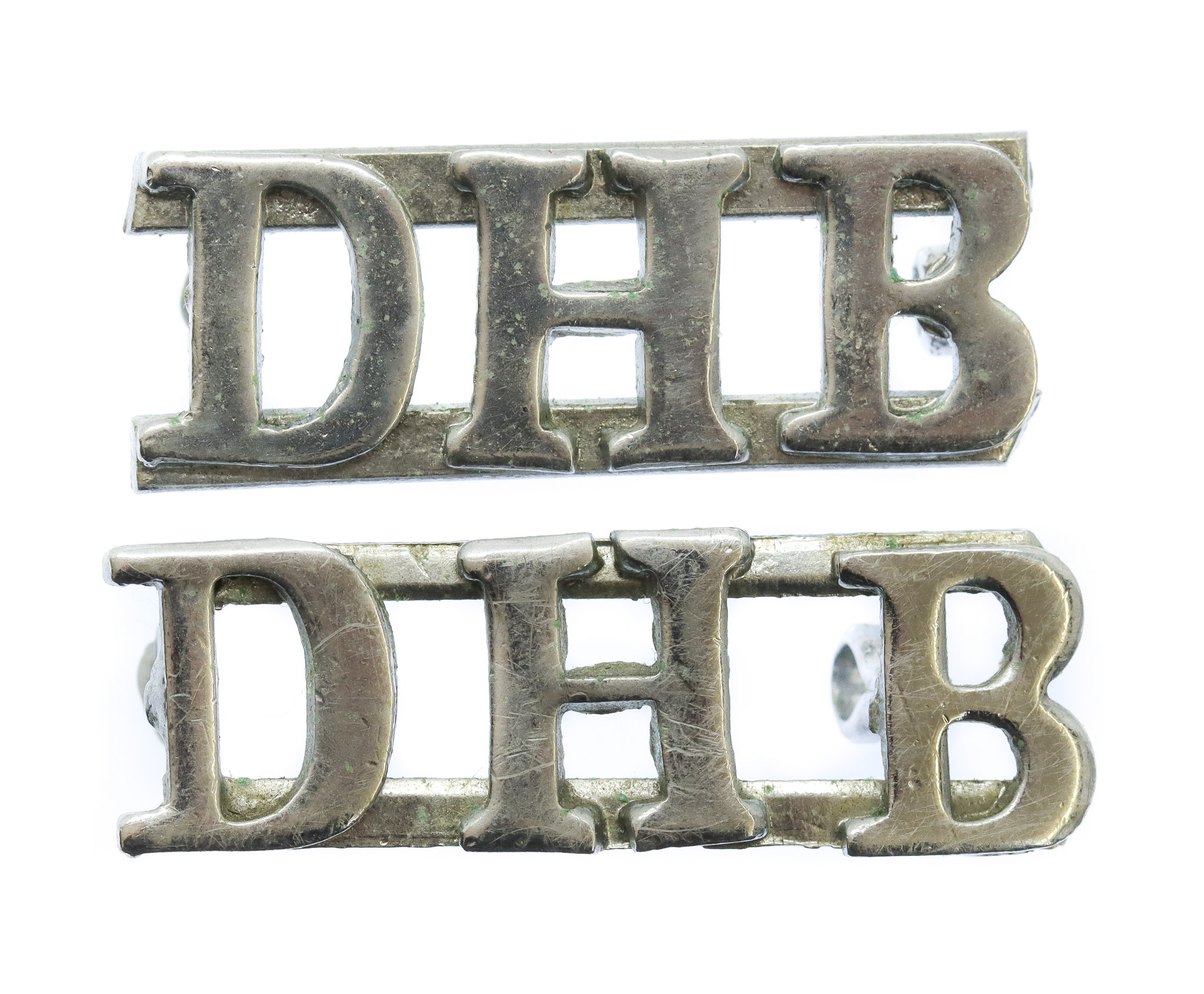 Pair of Dover Harbour Board Police (D.H.B.) Shoulder Titles
