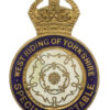 West Riding of Yorkshire Special Constabulary Enamelled Lapel Badge - King's Crown