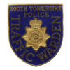South Yorkshire Police Traffic Warden Enamelled Cap Badge 