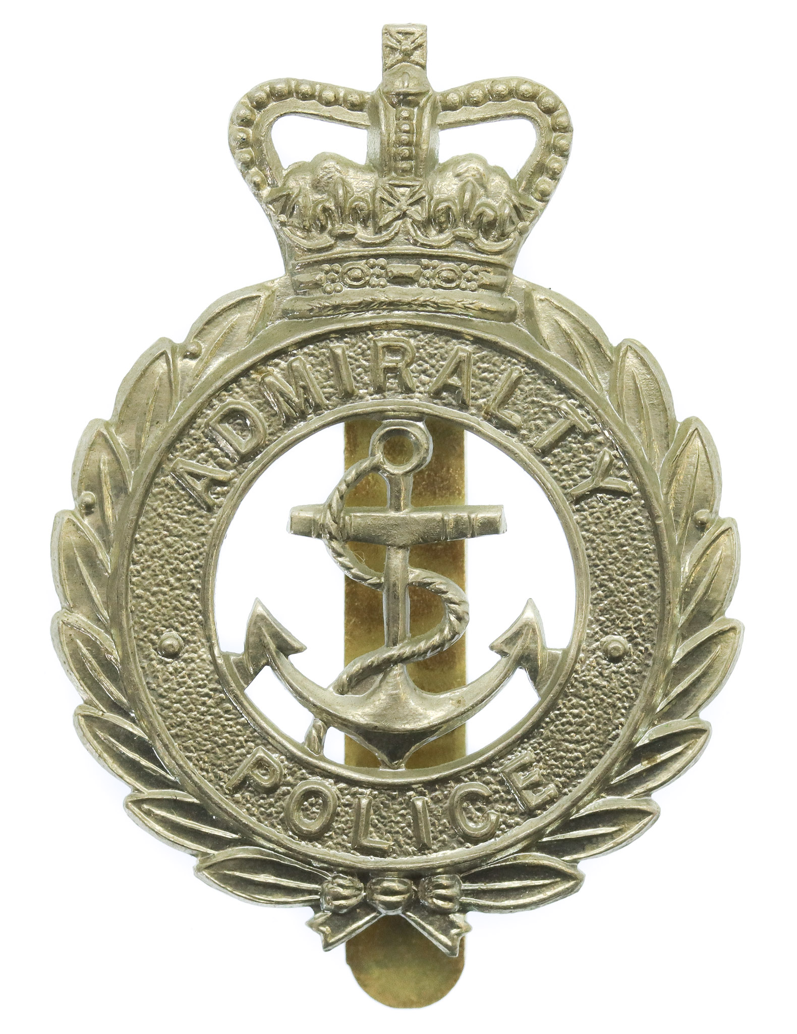 Admiralty Police Cap Badge - Queen's Crown