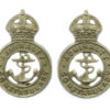 Pair of Admiralty Constabulary Collar Badges - King's Crown