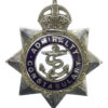 Admiralty Constabulary Senior Officer's Enamelled Cap Badge - King's Crown