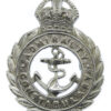 Admiralty Constabulary Chrome Cap Badge - King's Crown