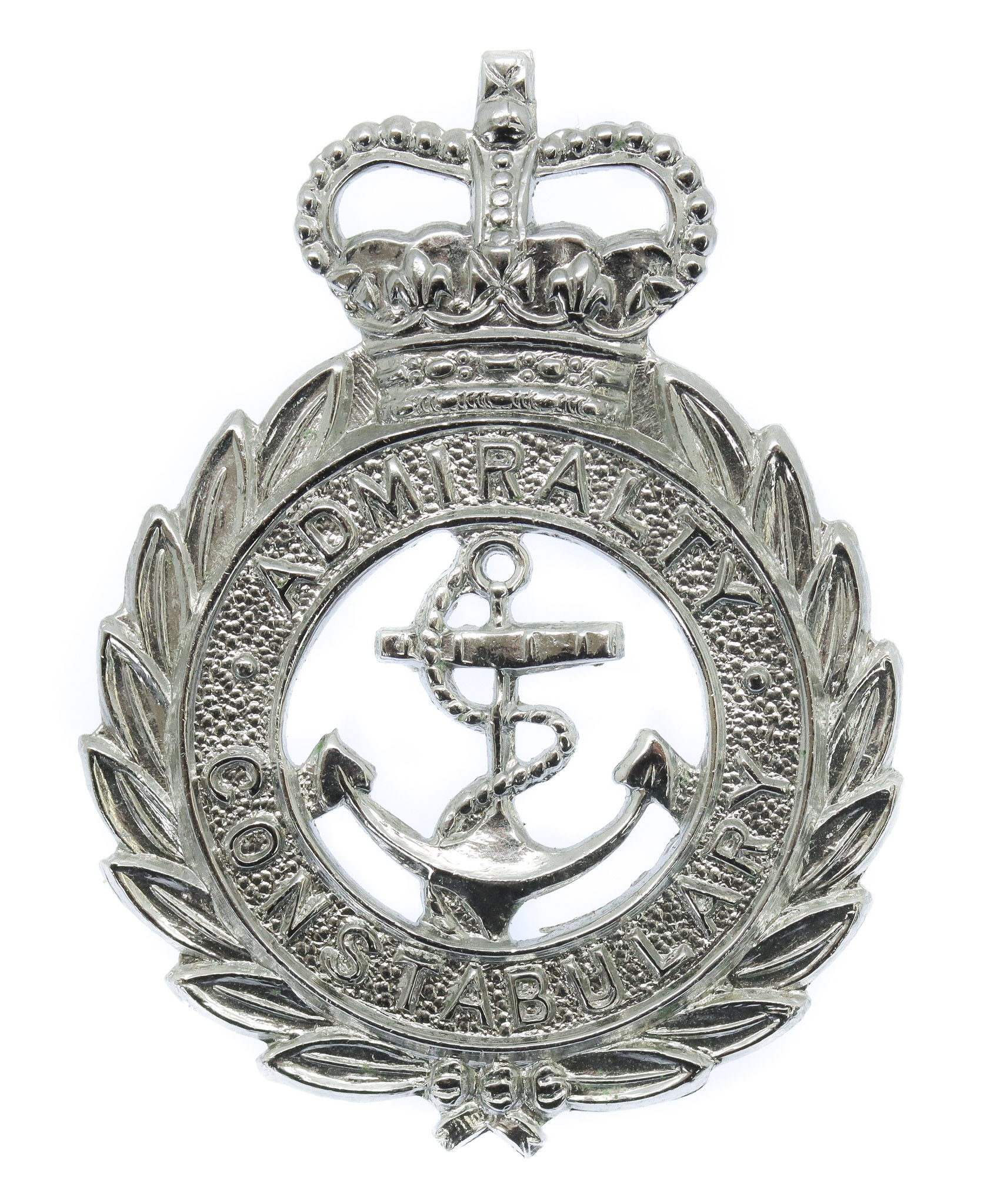Admiralty Constabulary Cap Badge - Queen's Crown