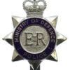 Ministry of Defence Police Enamelled Cap Badge - Queen's Crown