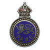 Surrey Constabulary Police Auxiliary Messenger Service (P.A.M.S.) Enamelled Lapel Badge - King's Crown