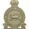 Surrey Special Constabulary White Metal Cap Badge - King's Crown