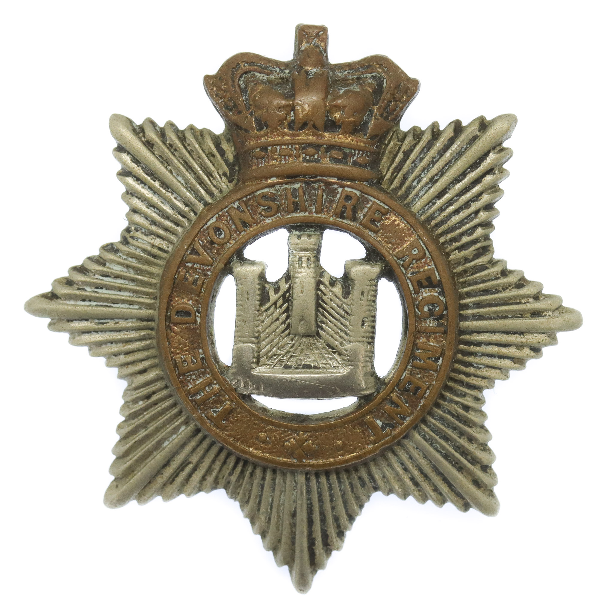 Victorian Devonshire Regiment Cap Badge