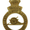 Royal Artillery Association Cross Belt Badge - King's Crown