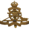 Royal Artillery Territorial Cap Badge - King's Crown