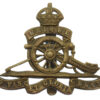 Royal Artillery Cap Badge - King's Crown