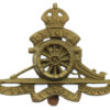Royal Artillery (Revolving Wheel) Cap Badge - King's Crown