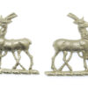 Pair of Royal Warwickshire Regiment Collar Badges