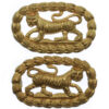 Pair of Leicestershire Regiment Collar Badges