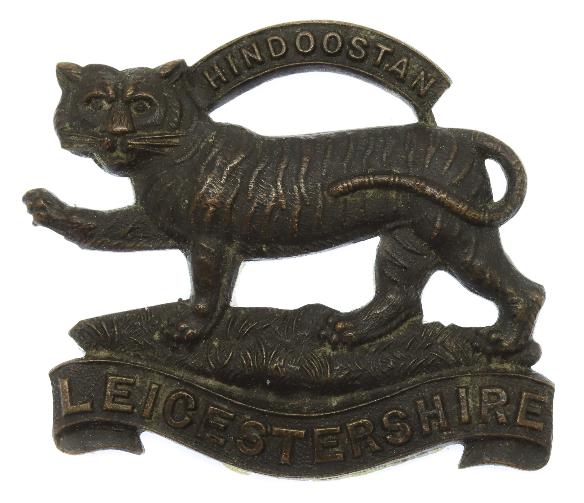 Leicestershire Regiment Officer's Service Dress Cap Badge