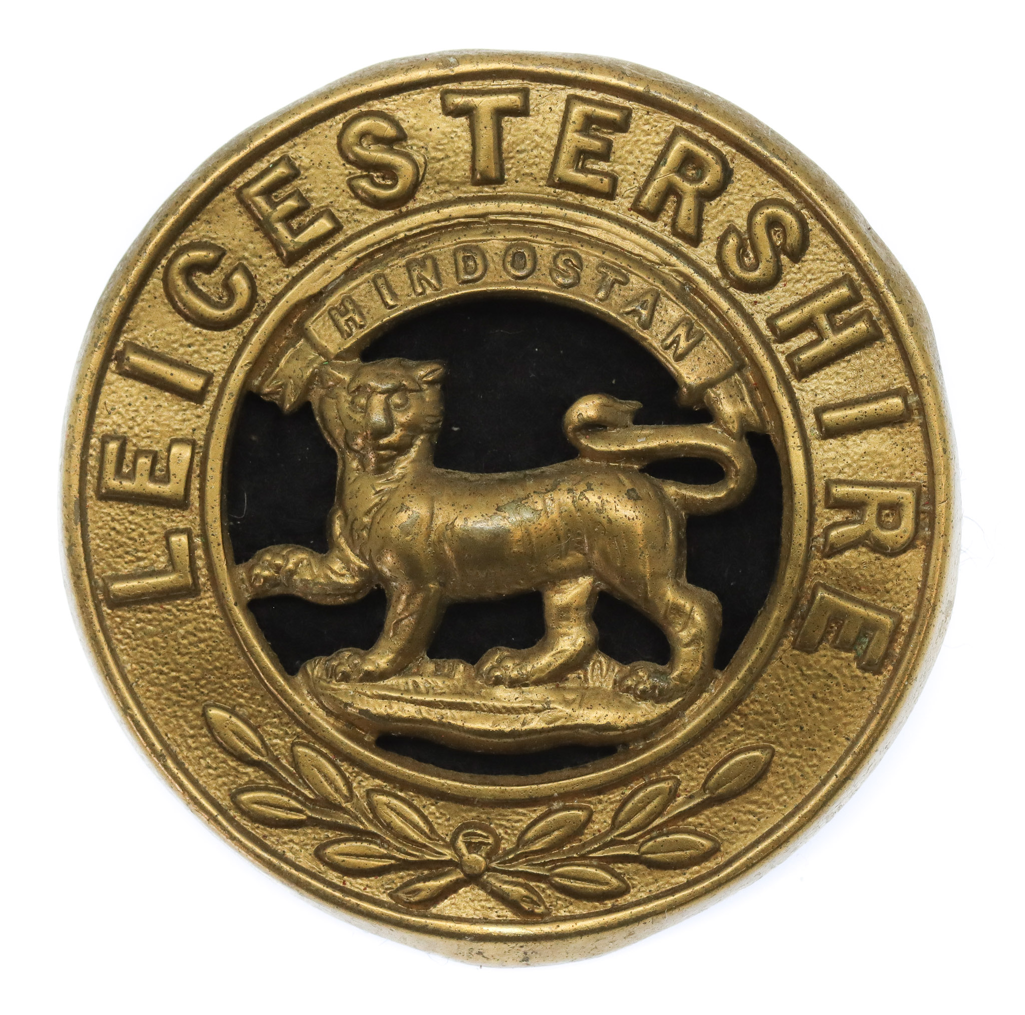 Leicestershire Regiment Helmet Plate Centre