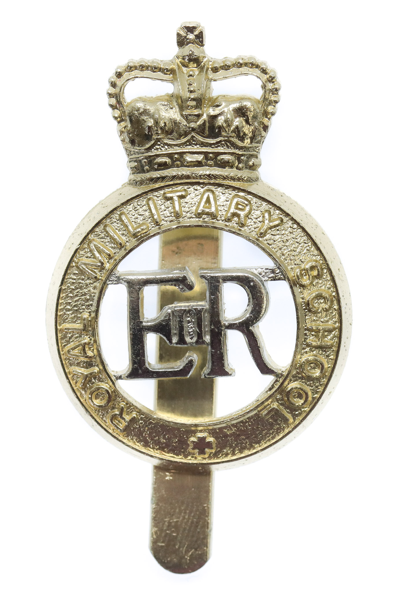 Royal Military School Anodised (Staybrite) Cap Badge 