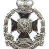 7th Bn. P.W.O. West Yorkshire Regiment (Leeds Rifles) Anodised (Staybrite) Cap Badge - With Tank
