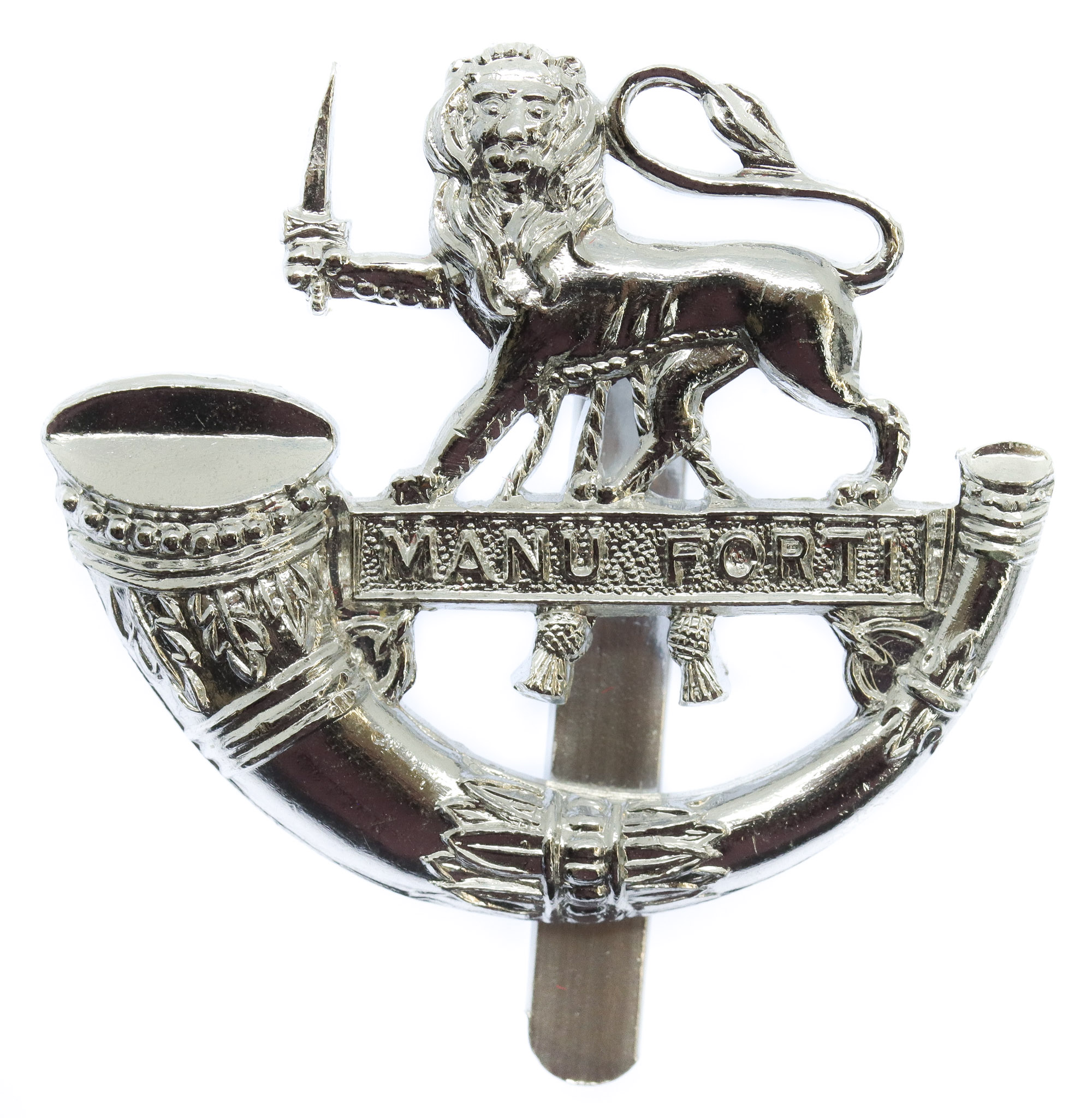 Hereford Light Infantry Anodised (Staybrite) Cap Badge