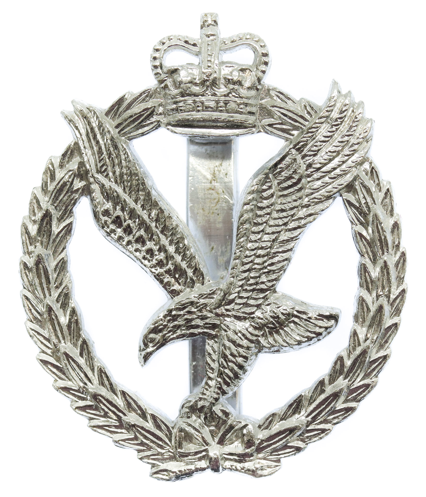 Army Air Corps Anodised (Staybrite) Cap Badge