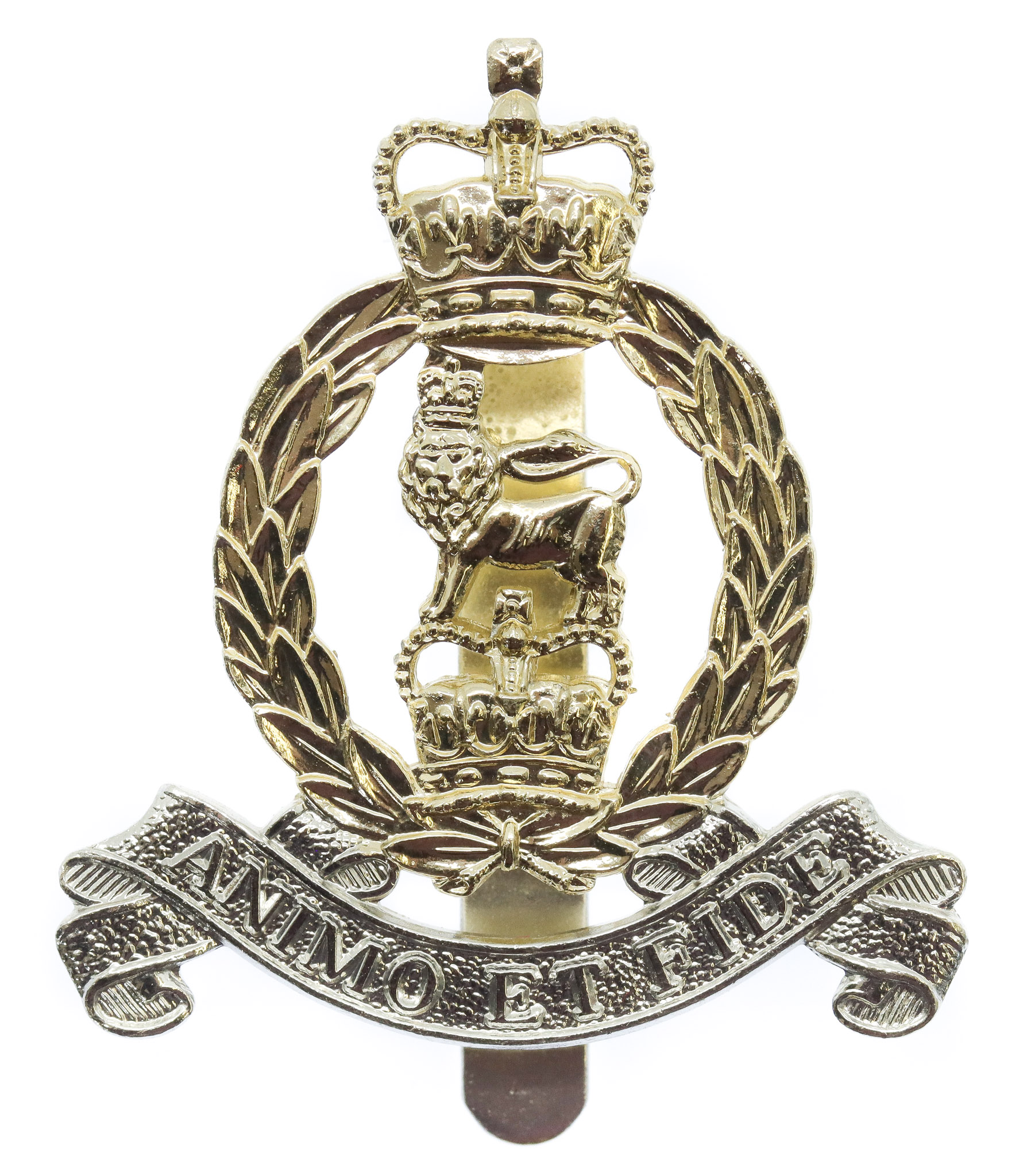 Adjutant General Corps Anodised (Staybrite) Cap Badge