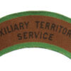 Auxiliary Territorial Service A.T.S. (AUXILIARY TERRITORIAL/SERVICE) WW2 Printed Shoulder Title
