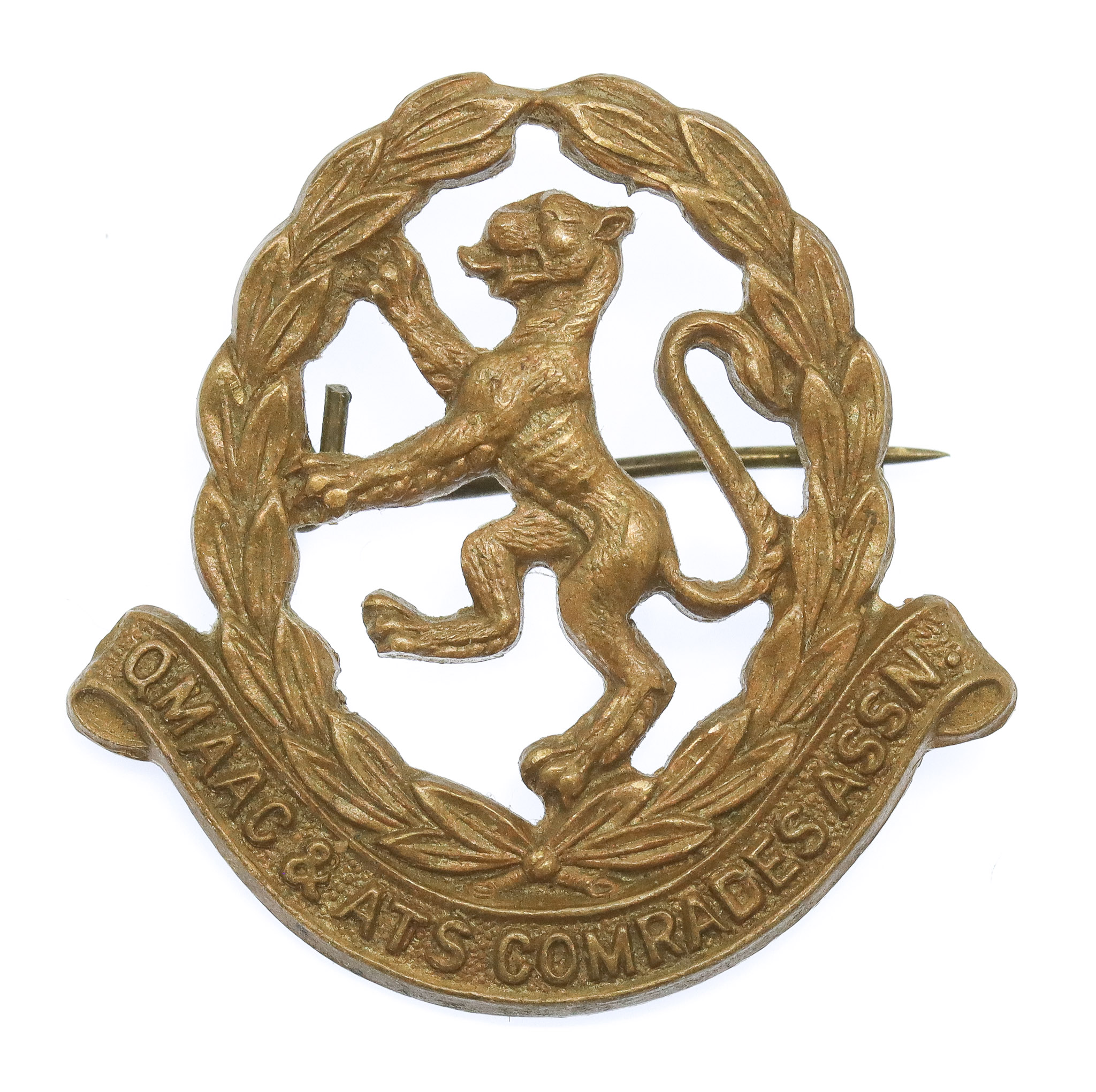 Q.M.A.A.C. & A.T.S. Comrades Association Lapel Badge 