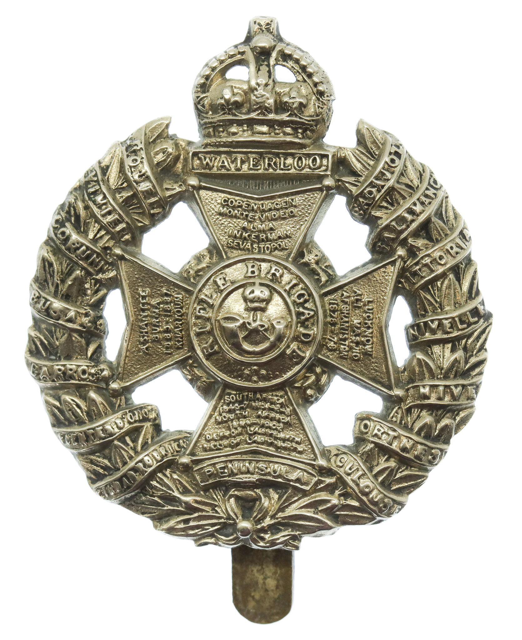Rifle Brigade Cap Badge - King's Crown