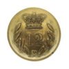 Victorian 12th (East Suffolk) Regiment of Foot Officer's Button (25mm)