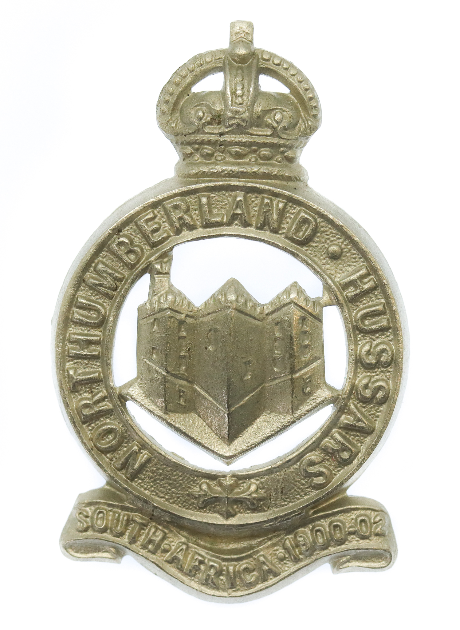 Northumberland Hussars Cap Badge - King's Crown