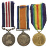 Rare WW1 North Russia (Murmansk Command) Military Medal, British War Medal & Victory Medal Group of Three - Signaller H. Edwards, 16/32nd Bde, 86th Bty. Royal Field Artillery