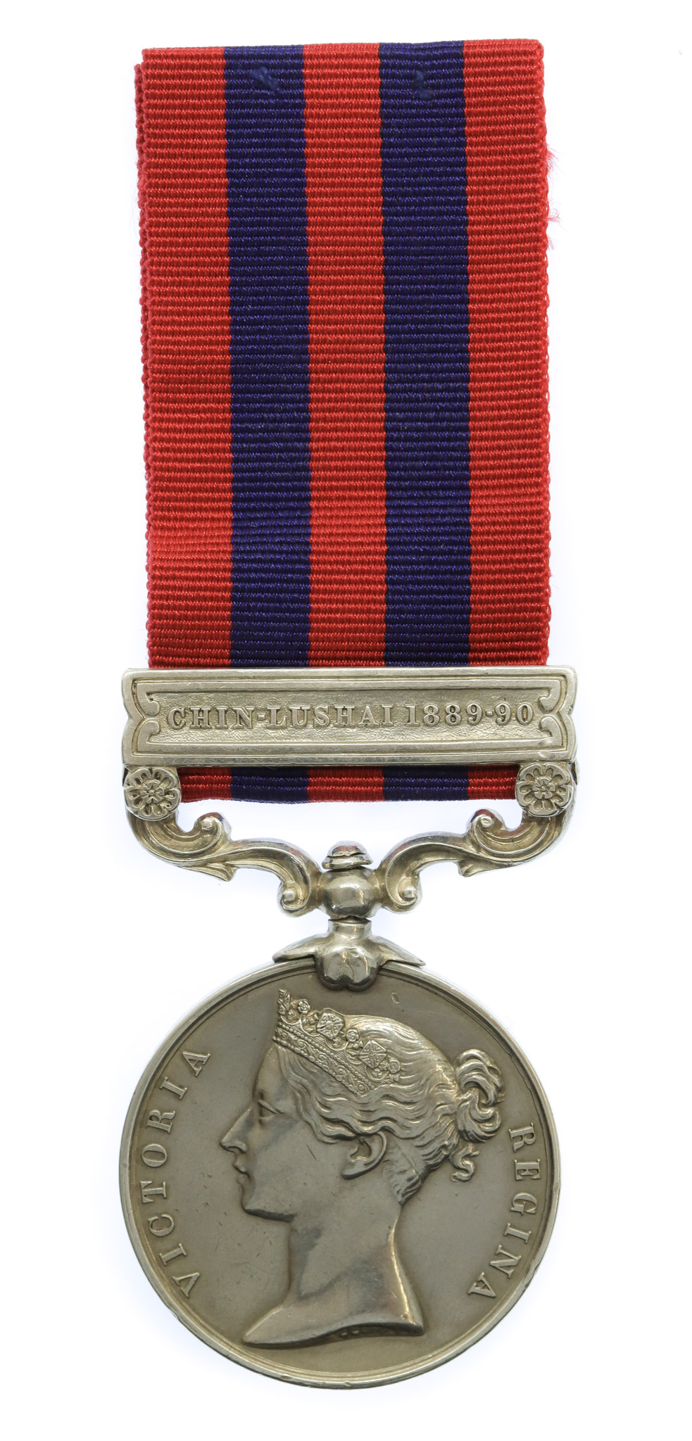 1854 India General Service Medal (Clasp - Chin-Lushai 1889-90) - Pte. J. Unsworth, 1st Bn. King's Own Scottish Borderers