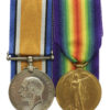 WW1 British War & Victory Medal Pair - Pte. O. Ward, King's Own Yorkshire Light Infantry