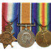 WW1 1914-15 Star Medal Trio - Cpl. J.R. Eccleston, 1/5th Bn. King's Own Yorkshire Light Infantry