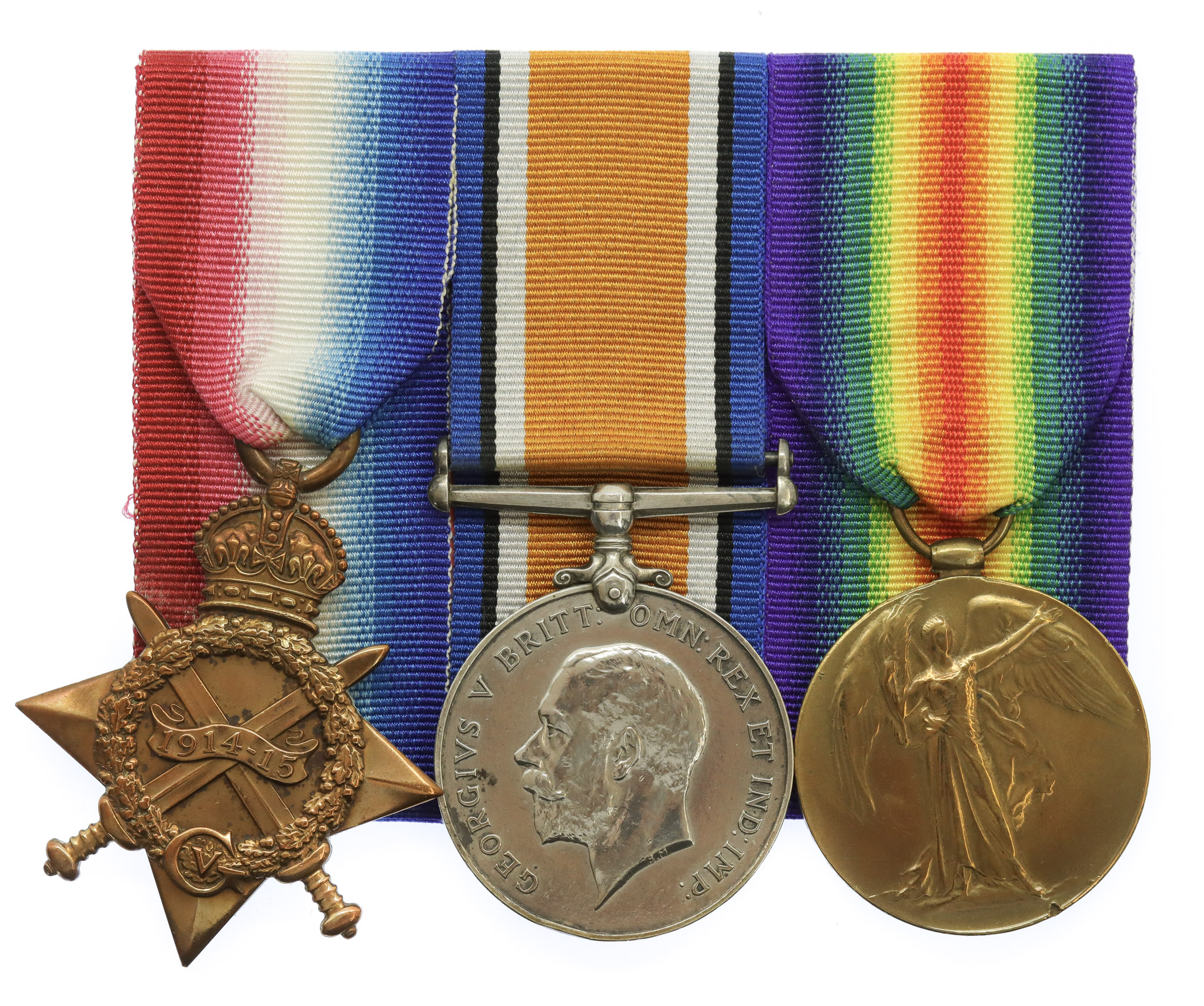 WW1 1914-15 Star Medal Trio - Cpl. J.R. Eccleston, 1/5th Bn. King's Own Yorkshire Light Infantry