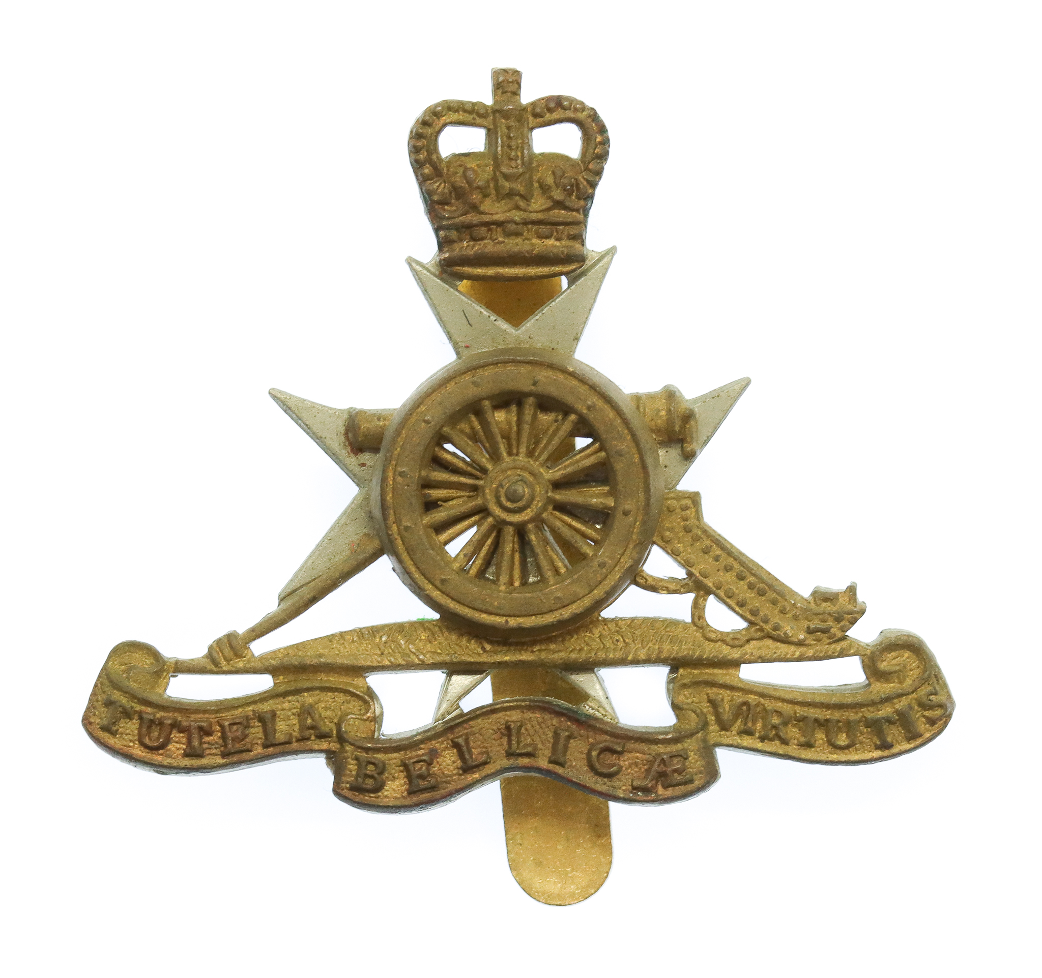 Royal Malta Artillery Beret Badge - Queen's Crown