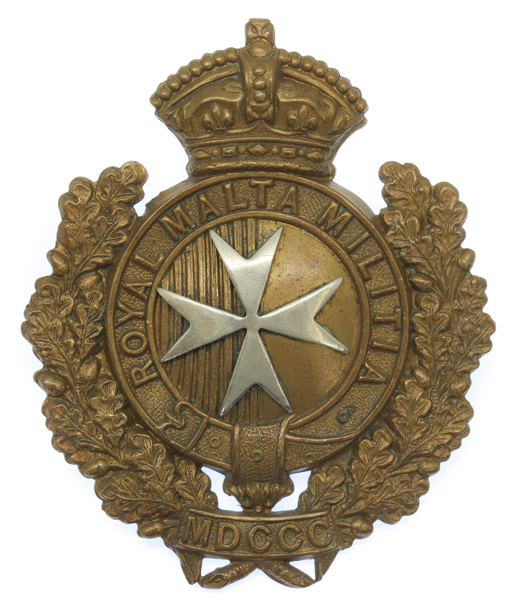 Victorian Royal Malta Militia Cap Badge 