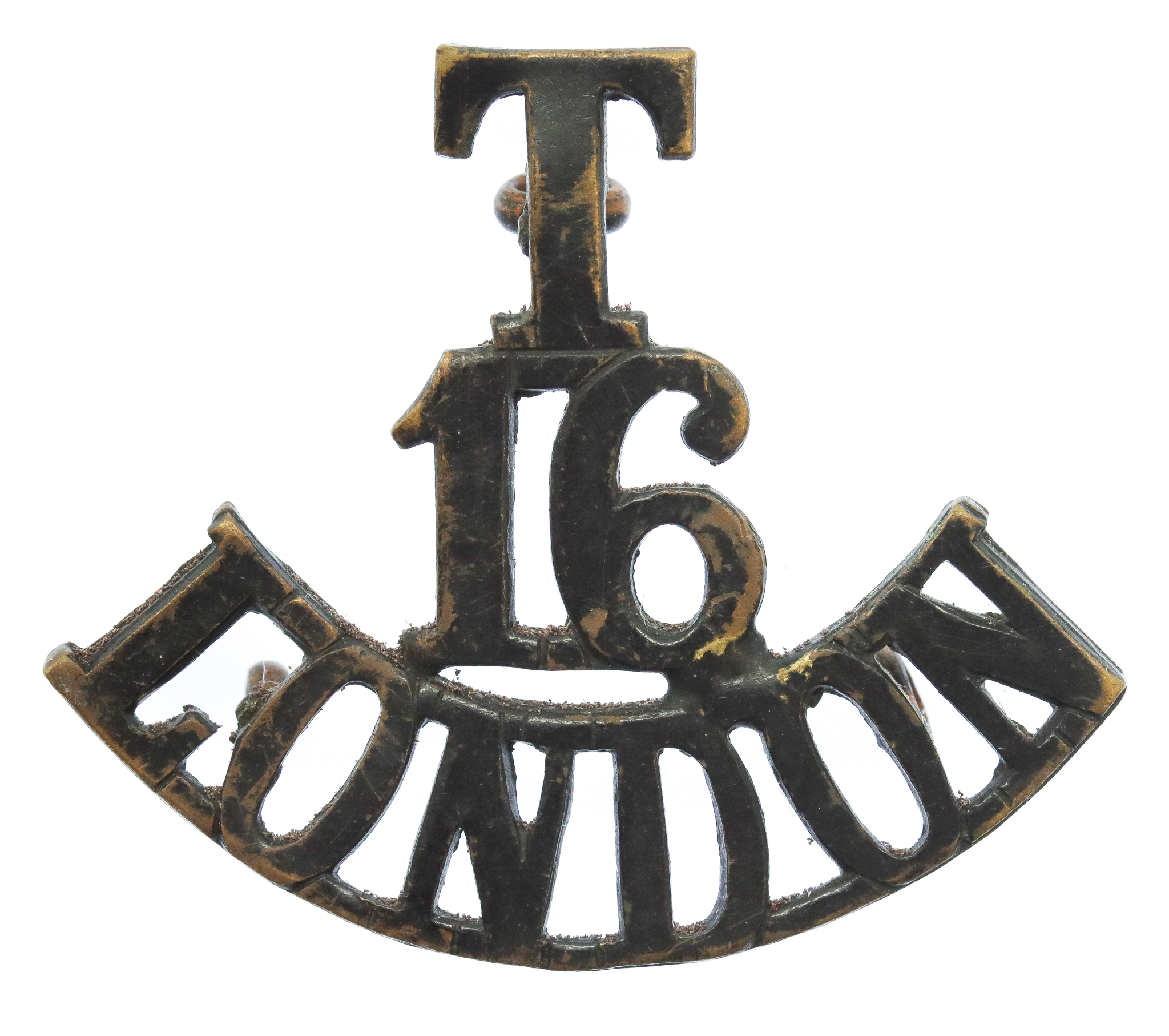 16th County of London Bn. (Queen's Westminster Rifles) London Regiment (T/16/LONDON) Shoulder Title