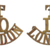 Pair of 10th County of London Bn. (Hackney Rifles) London Regiment (T/10/LONDON) Shoulder Titles