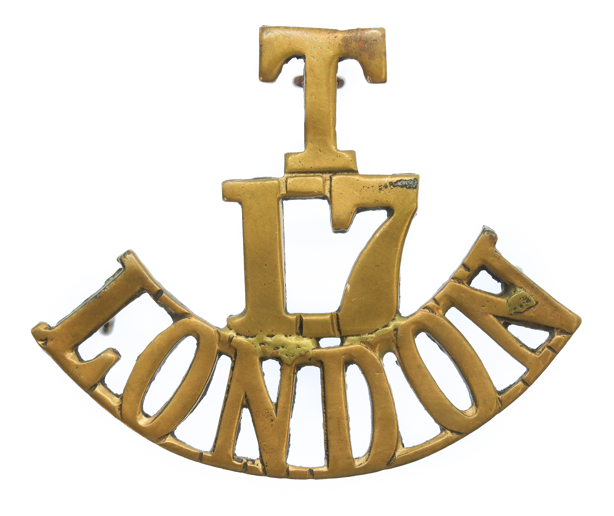 17th County of London Bn. (Poplar & Stepney Rifles) London Regiment (T/17/LONDON) Shoulder Title