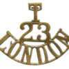 23rd Bn. London Regiment (T/23/LONDON) Shoulder Title