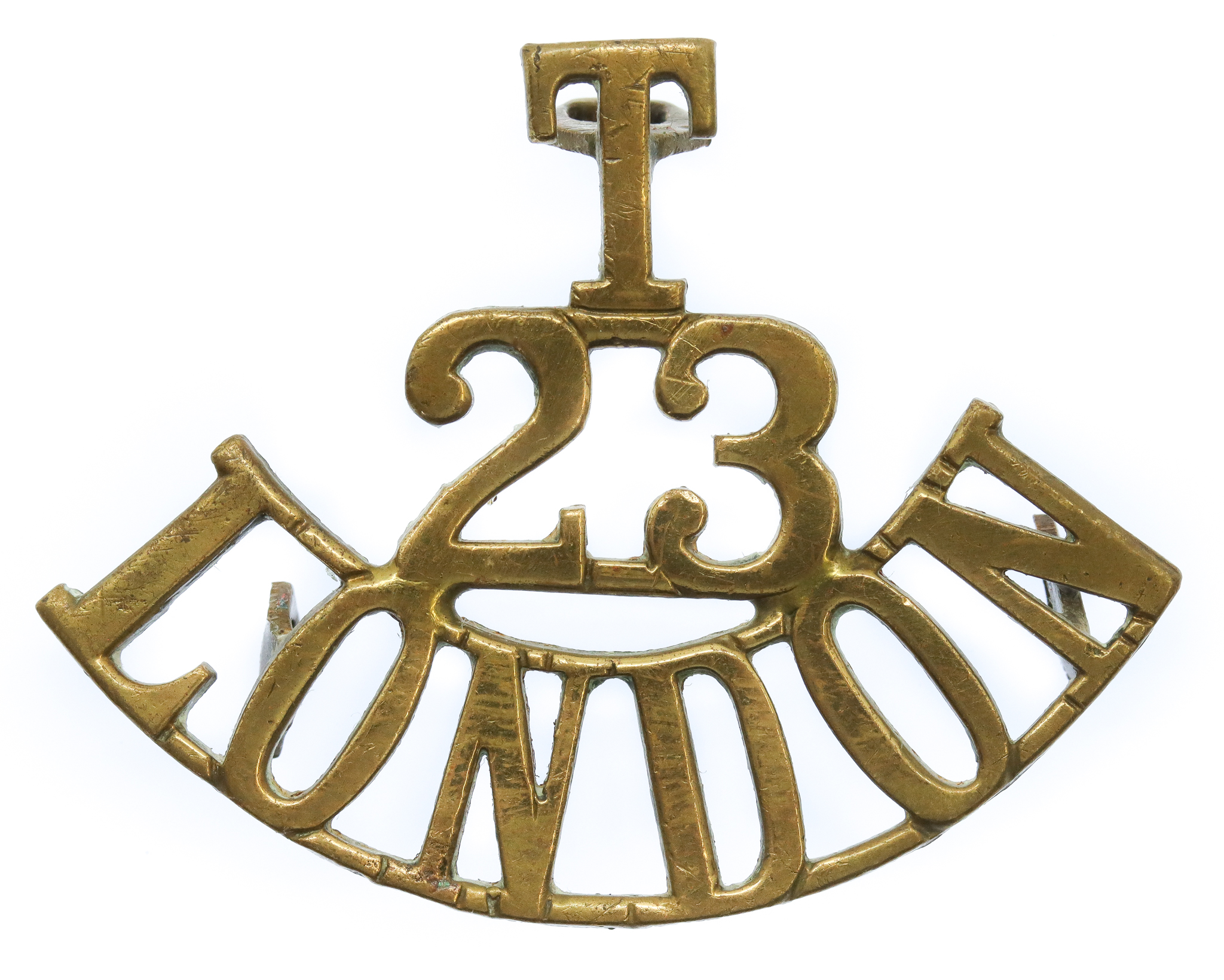 23rd Bn. London Regiment (T/23/LONDON) Shoulder Title