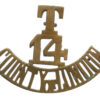 14th County of London Bn. (London Scottish) London Regiment (T/14/COUNTY of LONDON) Shoulder Title