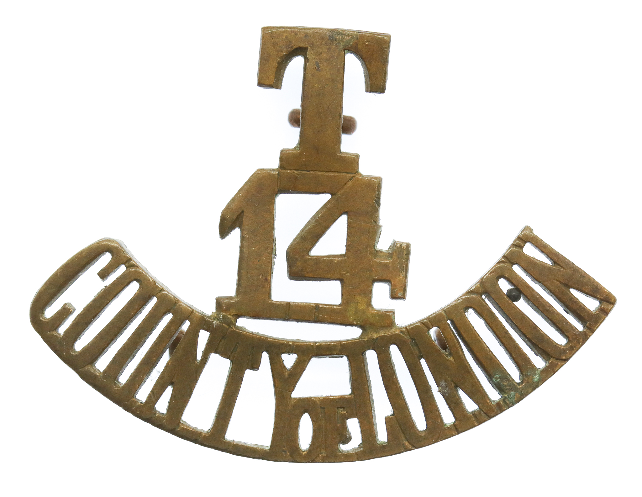 14th County of London Bn. (London Scottish) London Regiment (T/14/COUNTY of LONDON) Shoulder Title