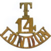 14th County of London Bn. (London Scottish) London Regiment (T/14/LONDON) Shoulder Title