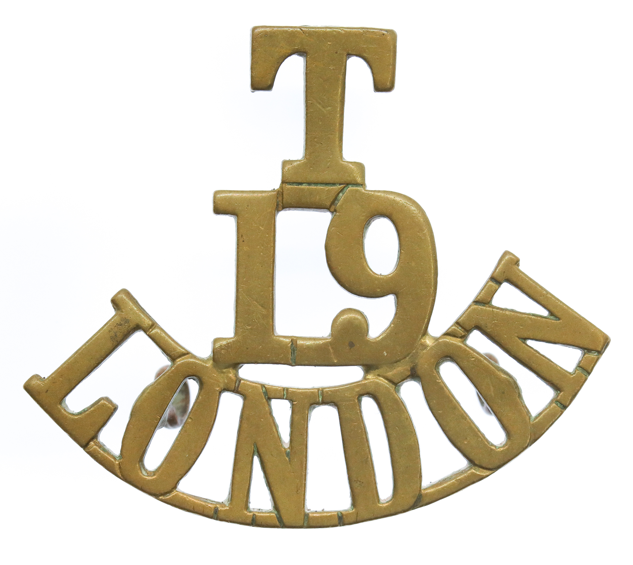 19th County of London Bn. (St. Pancras) London Regiment (T/19/LONDON) Shoulder Title