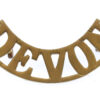 Devonshire Regiment (DEVON) Shoulder Title