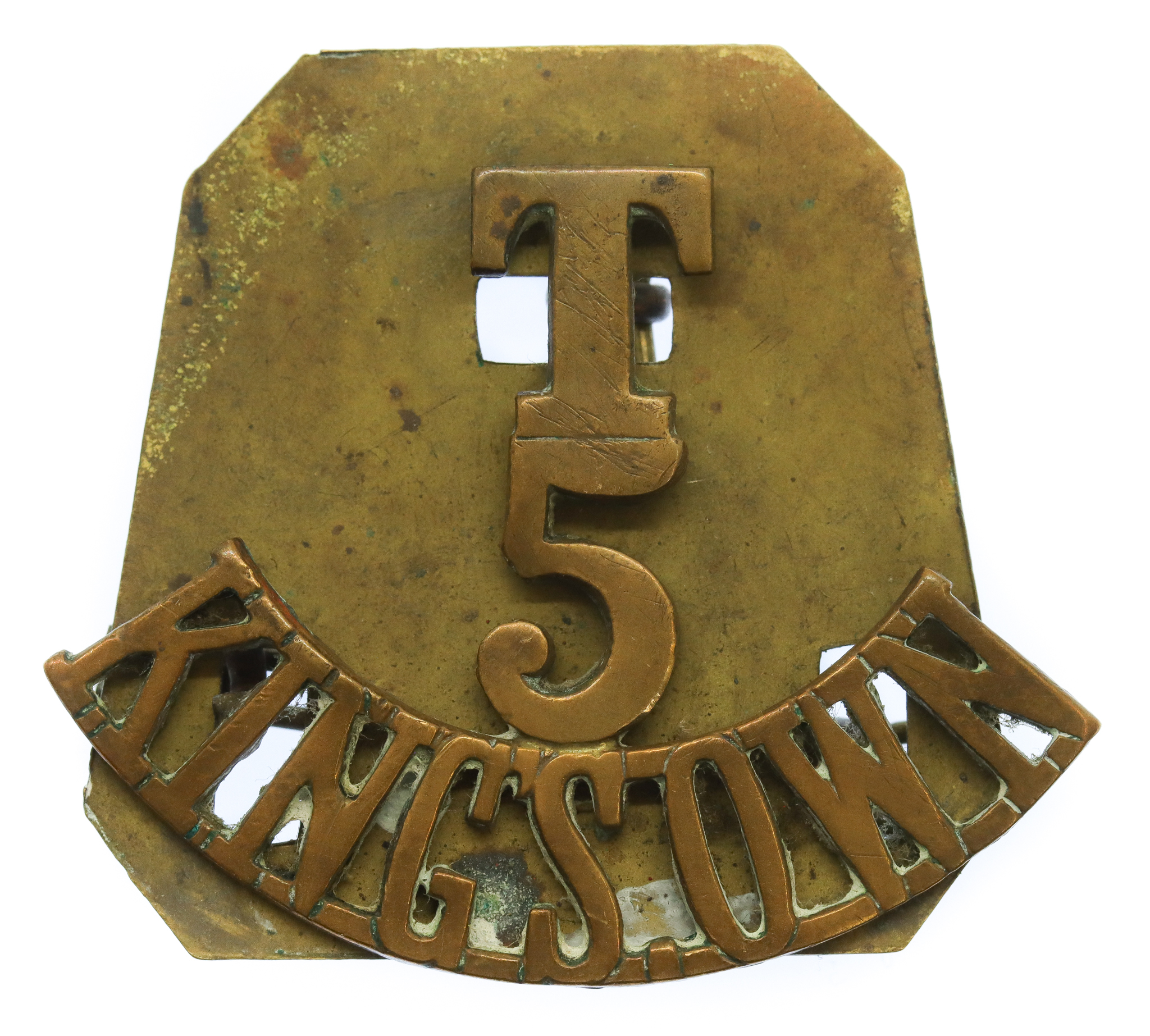 5th Territorial Bn. King's Own Royal Lancaster Regiment (T/5/KING'S OWN) Shoulder Title