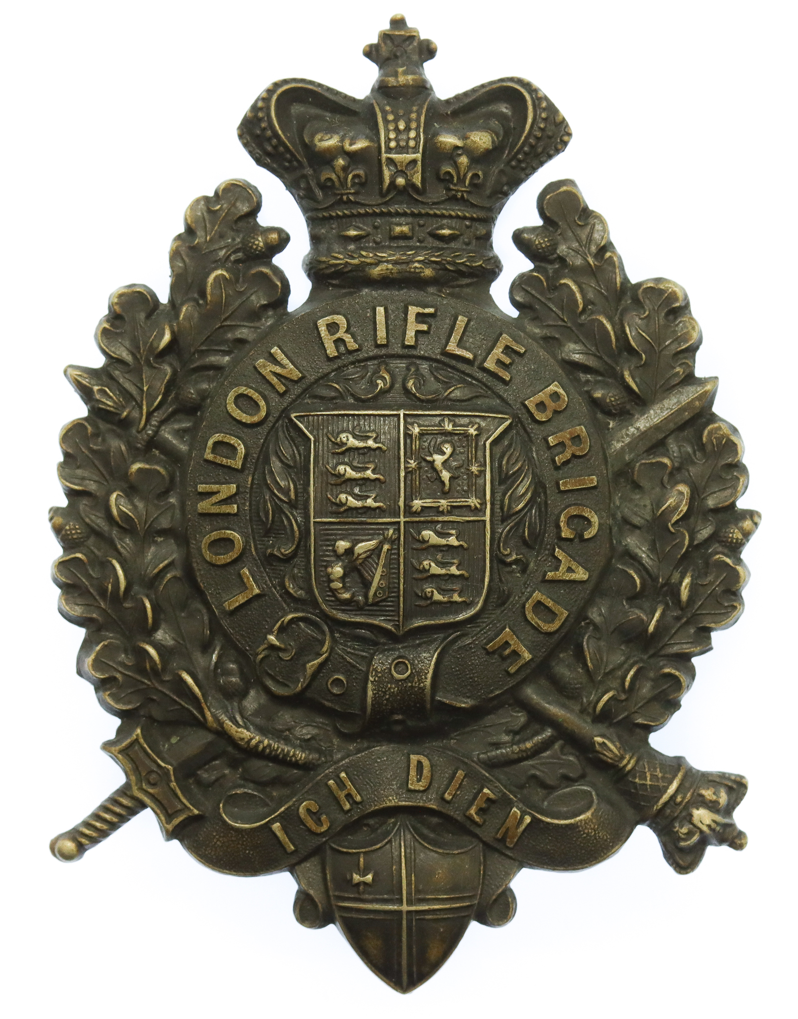 Victorian 1st City of London Volunteer Rifle Brigade Pouch Belt Plate