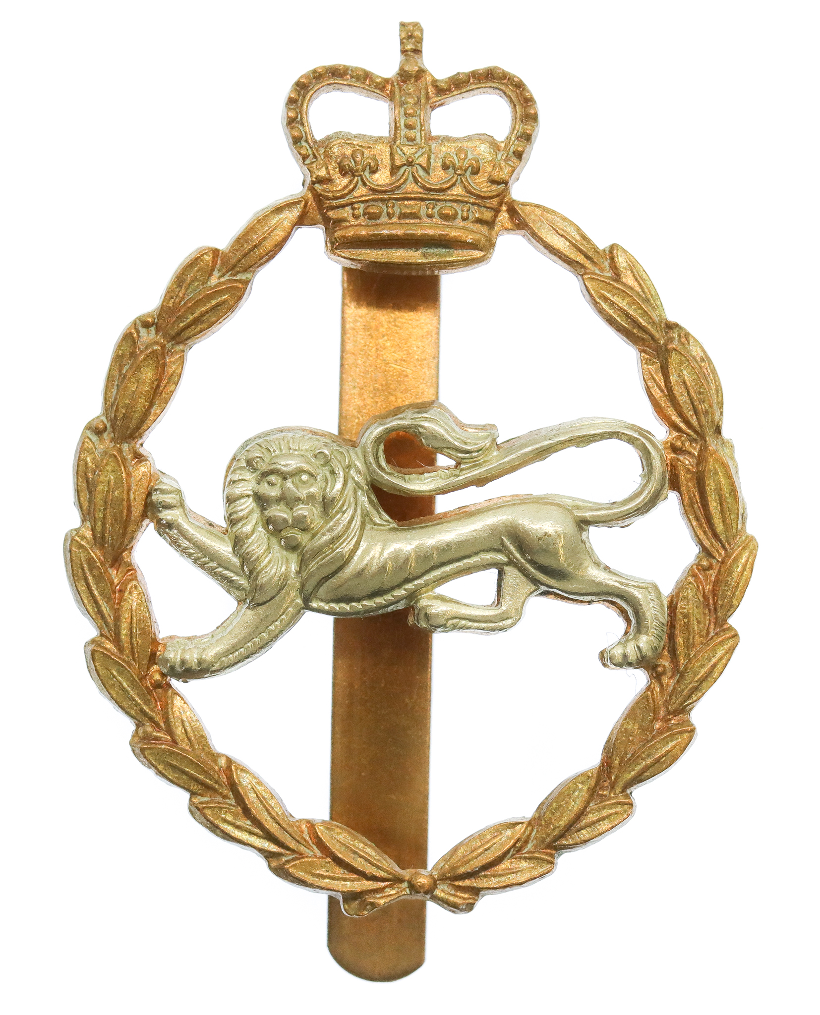 King's Own Royal Border Regiment Bi-Metal Cap Badge